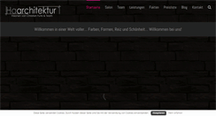 Desktop Screenshot of haarchitektur.de